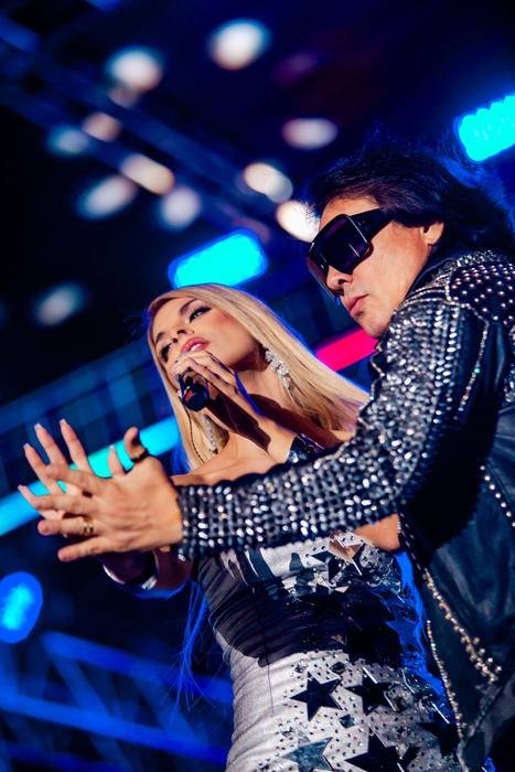 Calcinha Preta em show ao vivo, por Aday Lima