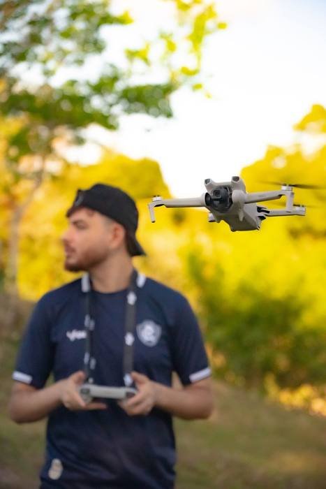 Captação aérea com drone